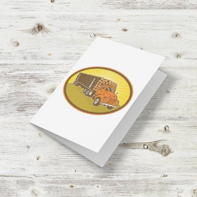 Cartão de Caminhão de Madeira (Criador carregado)