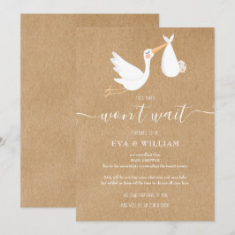 Cartão de Cancelamento de Chá de Bebê e Sprinkle