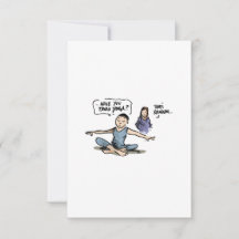 Cartão de Cancer Engraçado 'Hippie-cratic'