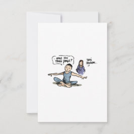 Cartão de Cancer Engraçado 'Hippie-cratic'