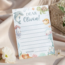 Cartão de Cápsula do Tempo Debaixo do Mar