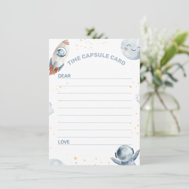 Cartão de Cápsula do Tempo do Primeiro Giro em Tor (Em pé/Frente)