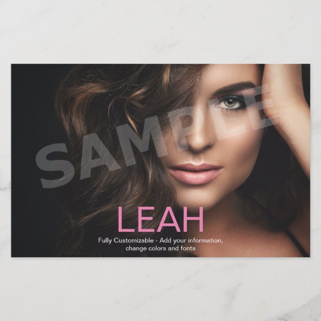 Cartão de Captura de Cabeça de Modelo Lateral (Frente)