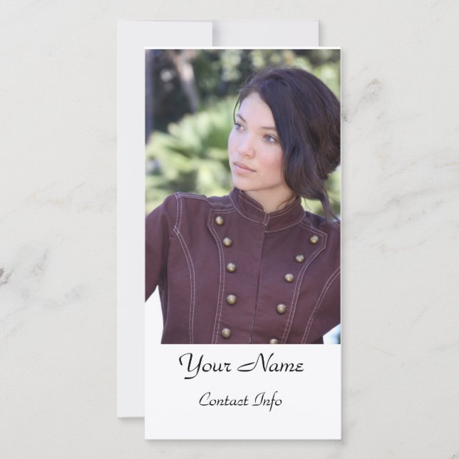 Cartão de Captura de Cabeça dos Atores (Frente)