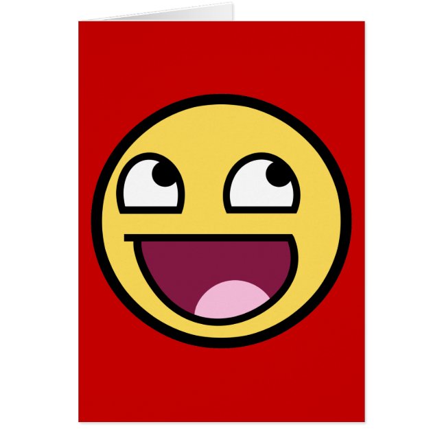 Cartão de cara impressionante (Frente)