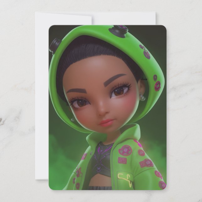 Cartão de Caractere Celadon (Frente)