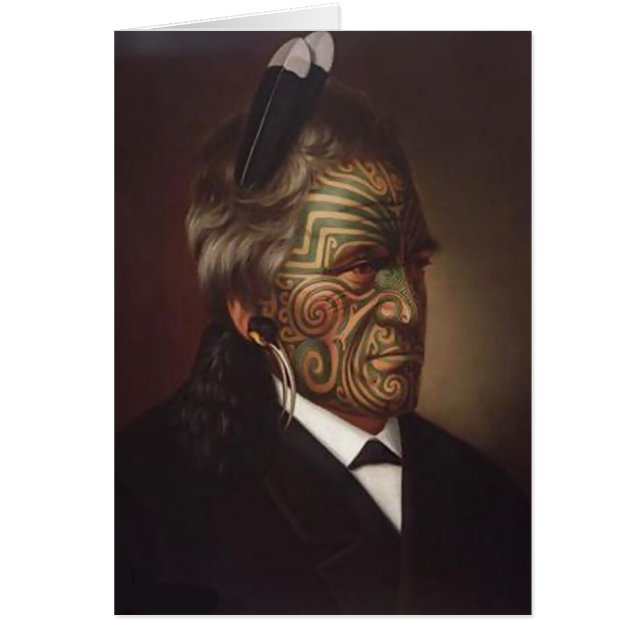 Cartão De "cartão Tomika Te Mutu" - Gottfried Lindauer (Frente)