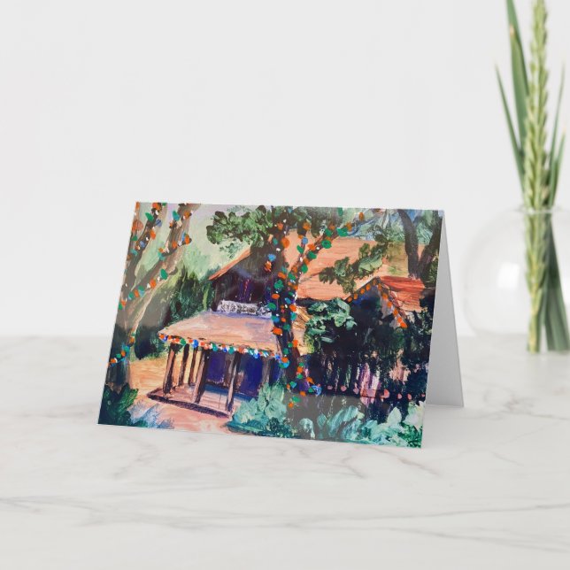 Cartão de Cartões de natal da Loja Woodside (Frente)