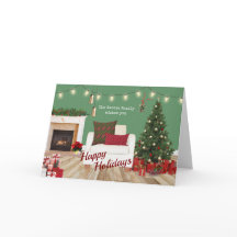 Cartão de Cartões de natal de Conforto e Joy Armsi