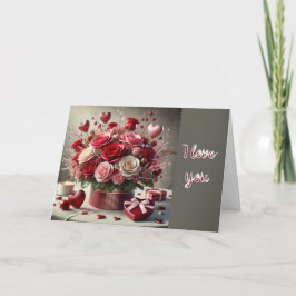 Cartão de Cartões de natal de Dia de os namorados