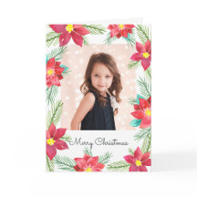 Cartão de Cartões de natal de Fotografia do Waterc