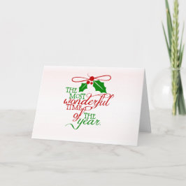 Cartão de Cartões de natal de Natal maravilhoso