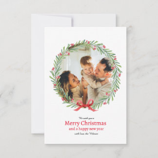 Cartão de Cartões de natal de Natal Wreath