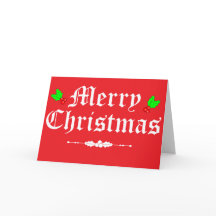 Cartão de Cartões de natal Feliz de Natal