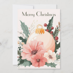 Cartão de Cartões de natal festivo e cortado