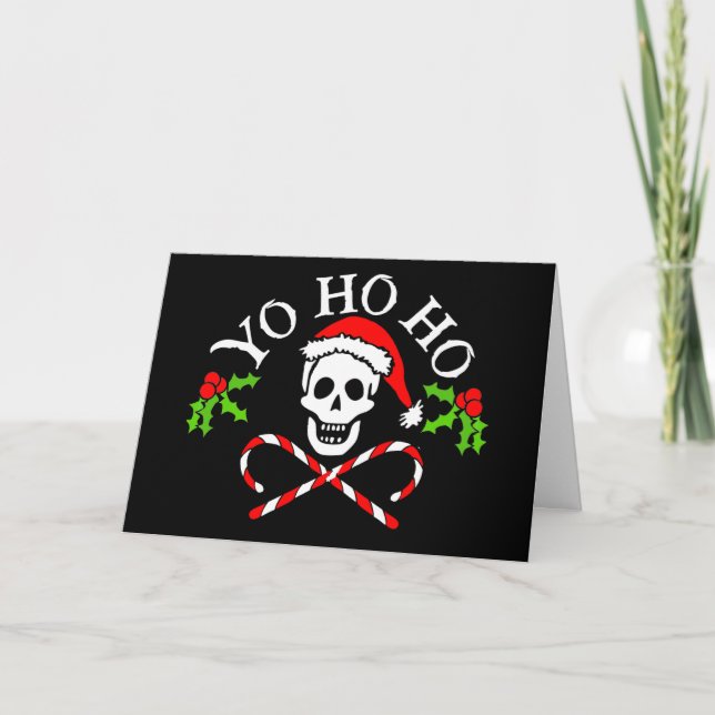 Cartão de Cartões de natal Jolly Roger (Frente)