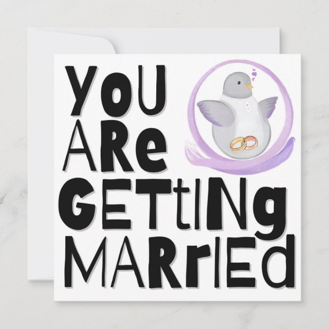 Cartão de Casamento (Frente)