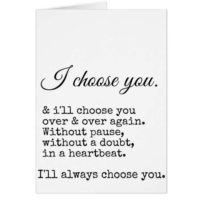 Cartão de casamento (Frente)