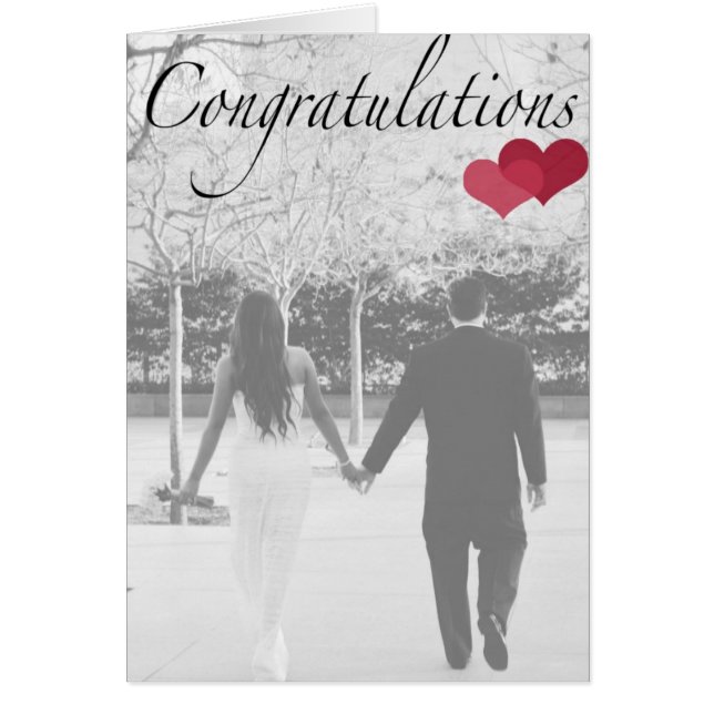 Cartão de casamento (Frente)