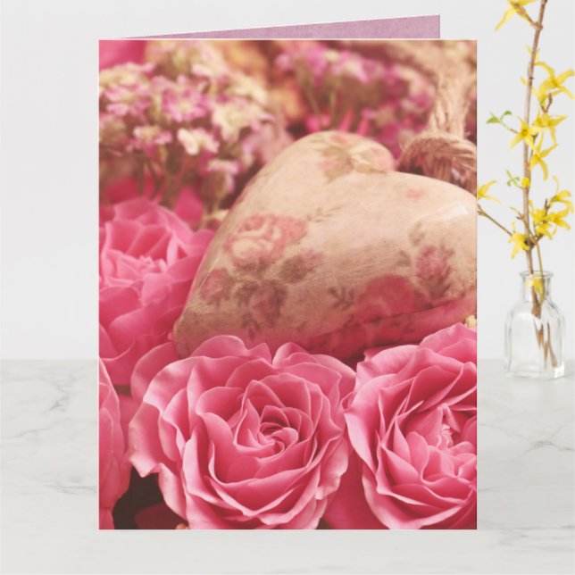 Cartão de Casamento (Flor Amarela)