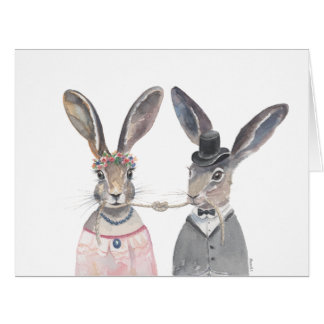 Cartão de casamento "casando "