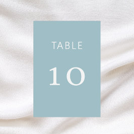 Cartão de casamento clássico branco azul empoeirad