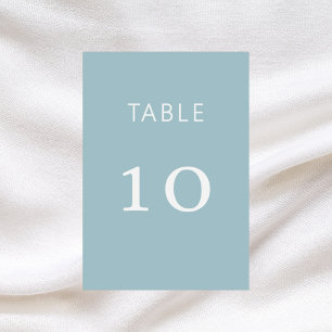 Cartão de casamento clássico branco azul empoeirad