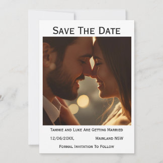 Cartão de Casamento com Foto | Personalizado
