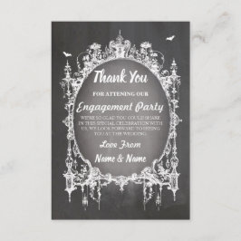 Cartão de casamento de agradecimento de Halloween