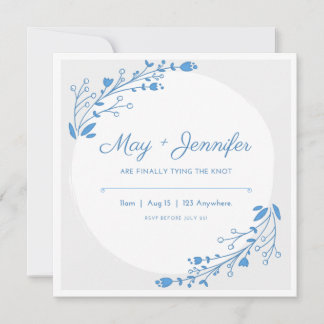 Cartão de casamento de amor e excelência