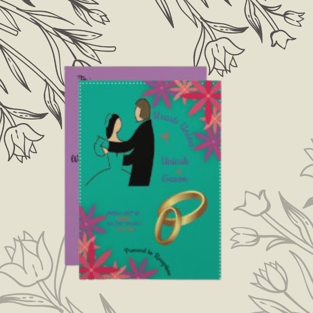 Cartão de Casamento de Champanhe com Shimmer (Criador carregado)