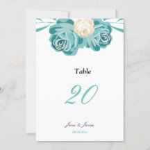 Cartão de casamento de mesa em aquarela chique ele