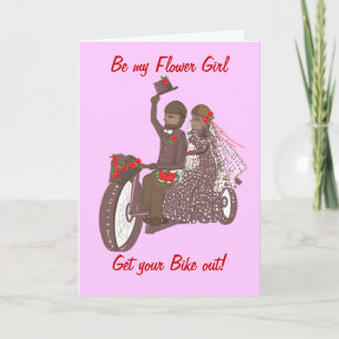 Cartão de Casamento de Motoqueiro/Motocicleta com 