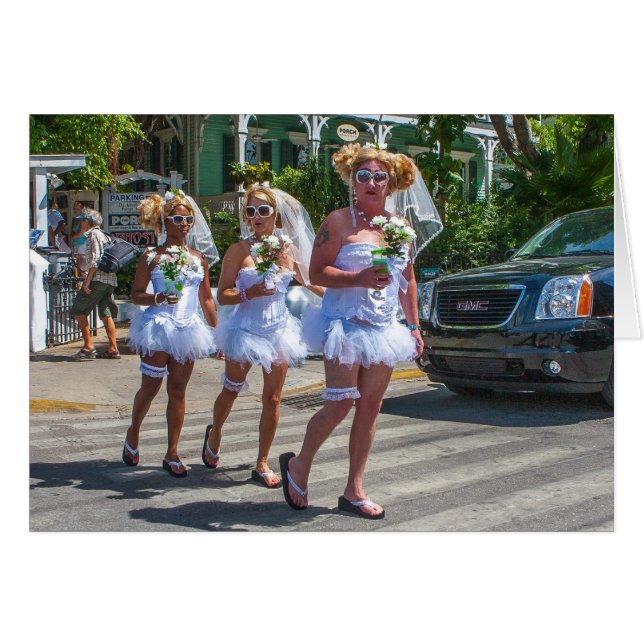 Cartão de casamento de Muriels (Frente horizontal)