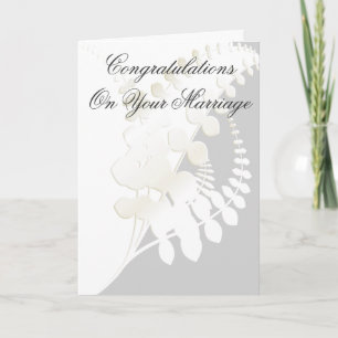 Cartão de Casamento Elegante