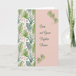 Cartão de Casamento para Tio e Nova Noiva