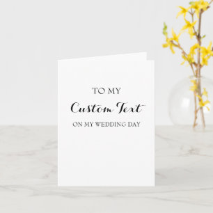 Cartão de Casamento Personalizado