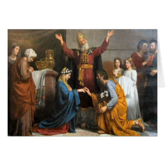 Cartão de Casamento Religioso