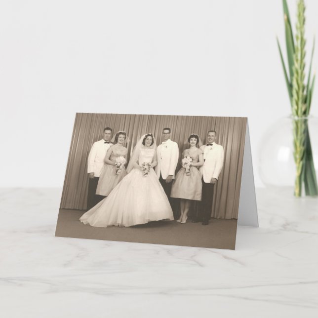 Cartão de Casamento Retroativo (Frente)