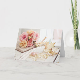 Cartão De Casamento Romântico - No Seu Grande Di