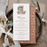 Cartão de Casamento Rustic Fiesta<br><div class="desc">Este destino rústico do México é a adição perfeita a qualquer recepção de casamento. Seus hóspedes vão adorar este toque único e divertido para seu dia especial. Para obter mais itens coordenadores visite nossa Coleção de Casamentos de Destino Russo</div>