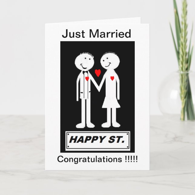 CARTÃO DE CASAMENTO UMA MENSAGEM SIMPLES E SINCERA (Frente)