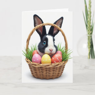 Cartão de Celebração da Primavera do Coelhinho Fof