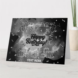 CARTÃO DE CELEBRAÇÃO DE ANIVERSÁRIO