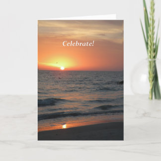 Cartão de Celebração de Aniversário