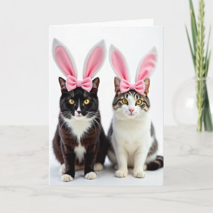 Cartão de Celebração de Felinos Listrados