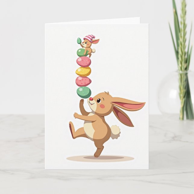 Cartão de Celebração do Ato de Equilibrar (Frente)