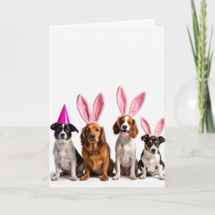Cartão de Celebração Party Pups