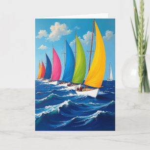 Cartão de Cena de Aniversário de Vela