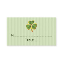 Cartão de cerimônia e listras